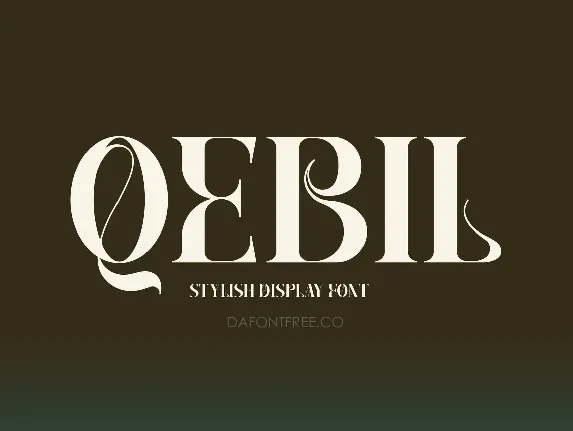 Qebil font