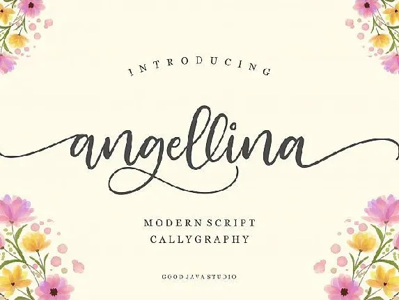 Angellina Script font