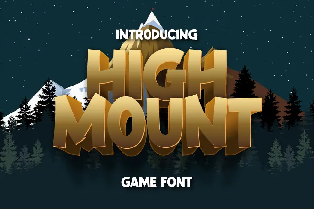 High Mount font