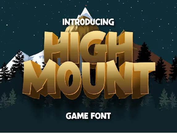 High Mount font