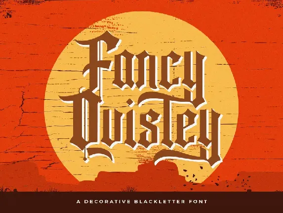 Fancy Quisley font