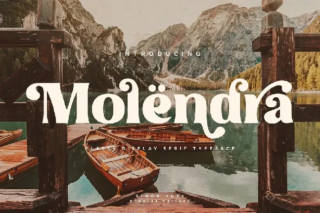 Molendra font