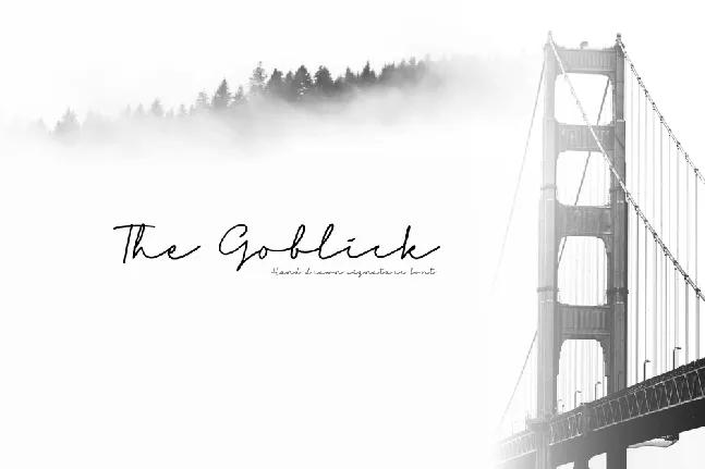 The Goblick Demo font