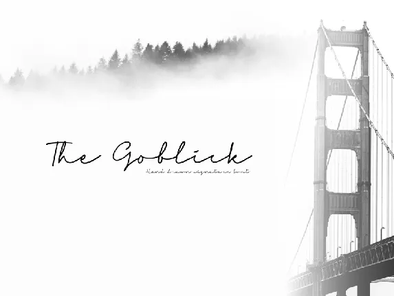 The Goblick Demo font