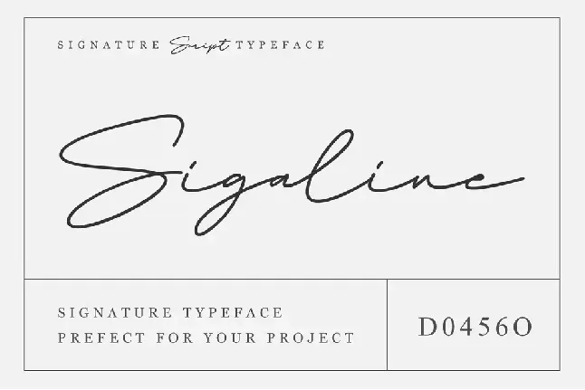 Sigaline font