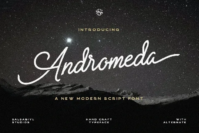 Andromeda font