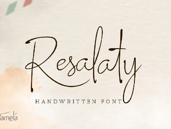 Resalaty Demo font