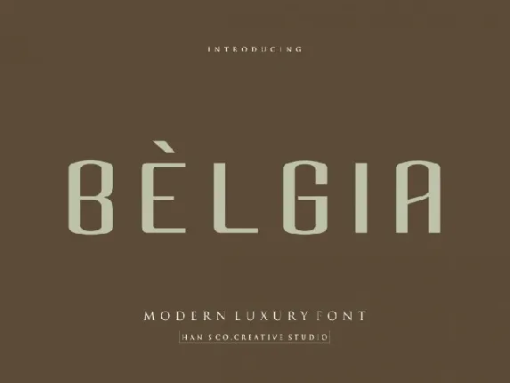 Belgia font