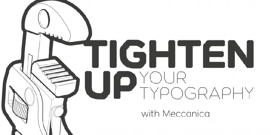 Meccanica Family font