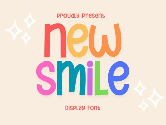 New Smile Display font