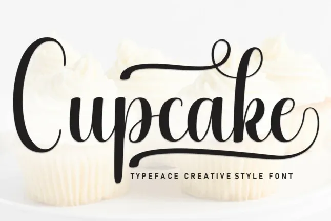 Cupcake Script Typeface font