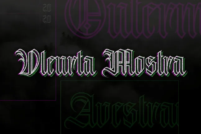 Avestrava Outermost font