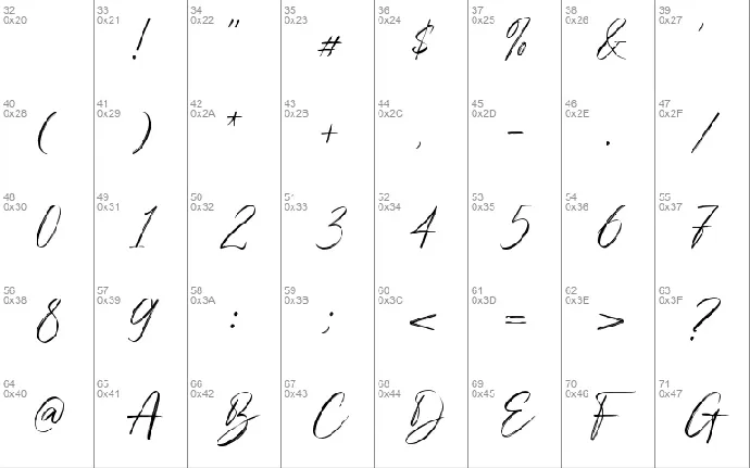 Bigsby Hills Demo font