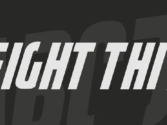 Fight This font