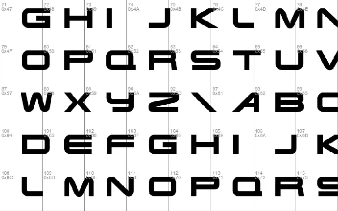 Terminator Real NFI font