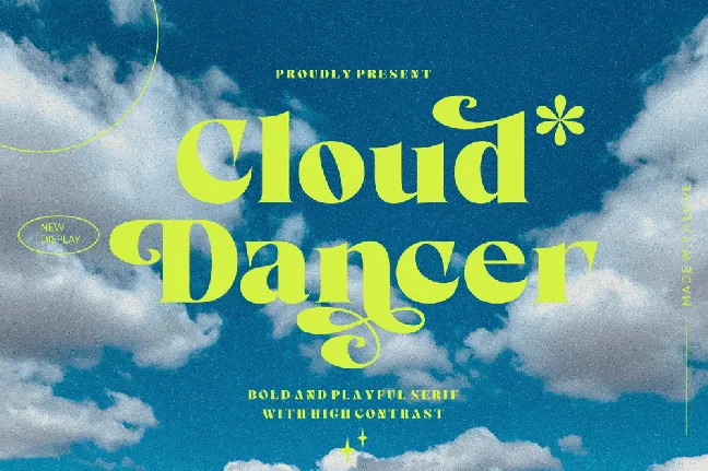 Cloud Dancer font