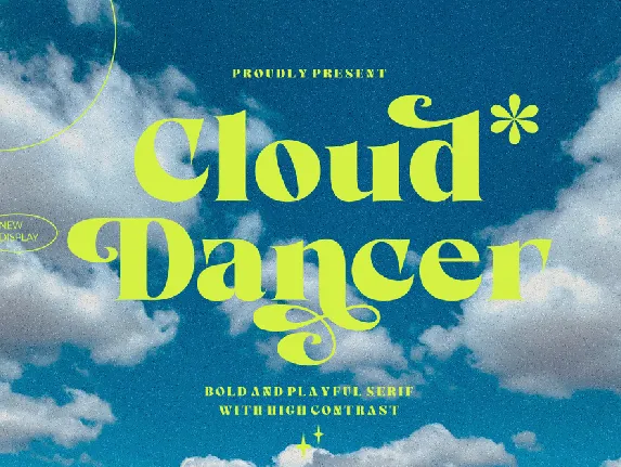 Cloud Dancer font