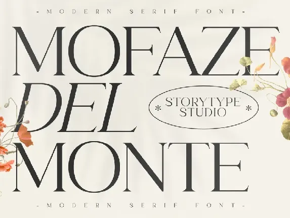 MOFAZE DEL MONTE font