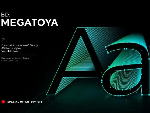 BD Megatoya font