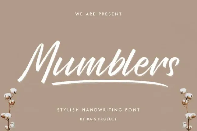 Mumblers Script font