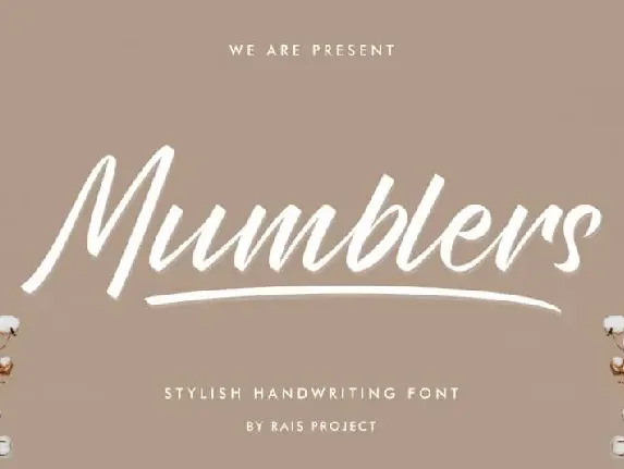 Mumblers Script font