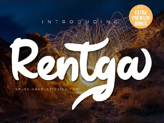 Rentga Script font