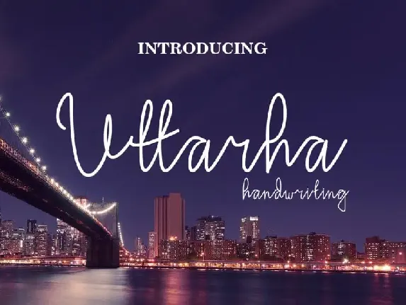 Uttarha Handwriting font