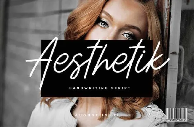 Aesthetik Handwriting Free font