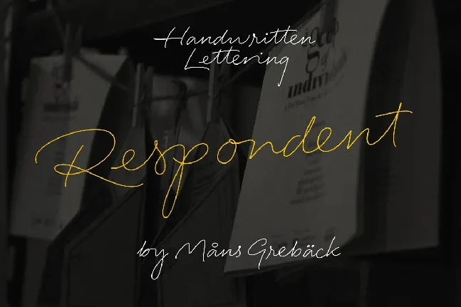 Respondent font