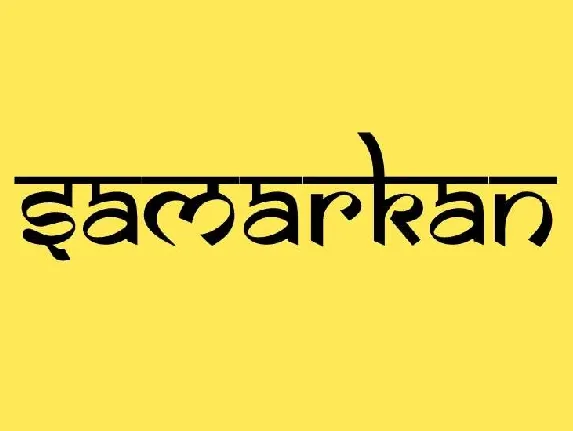 Samarkan font