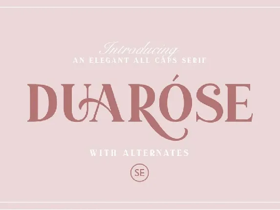 Duarose font