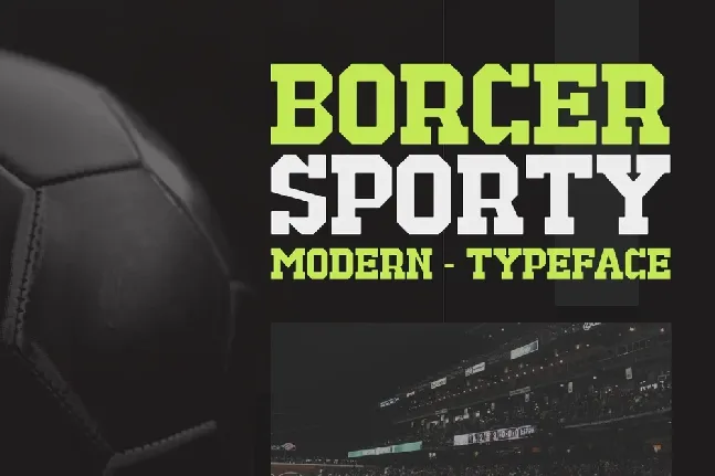 Borcer Sporty font