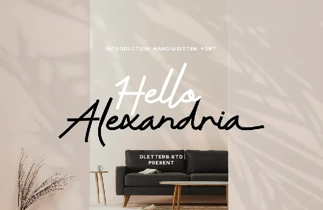 Hello Alexandria font