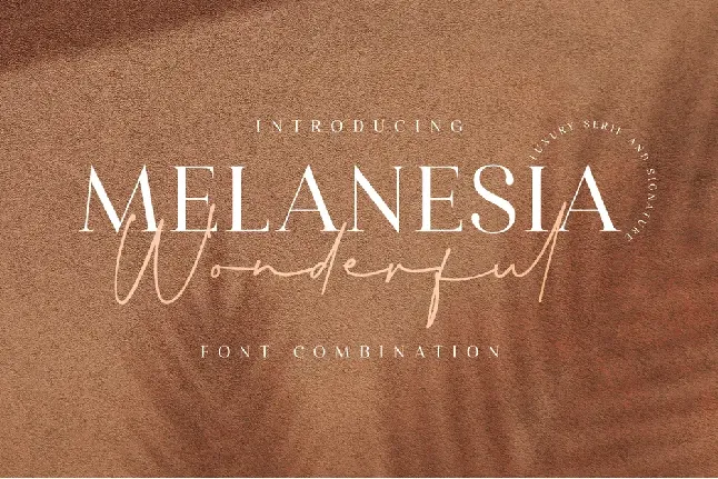 Wonderful Melanesia font