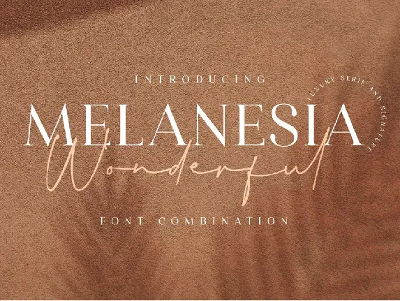 Wonderful Melanesia font