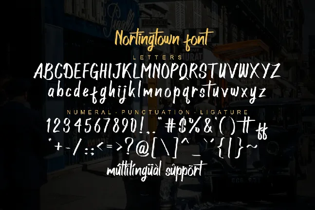 Northingtown font