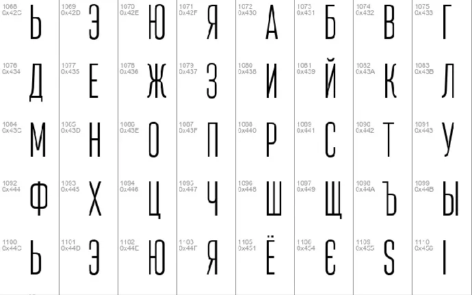 Attentica 4F font