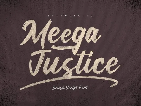 Meega Juctice font