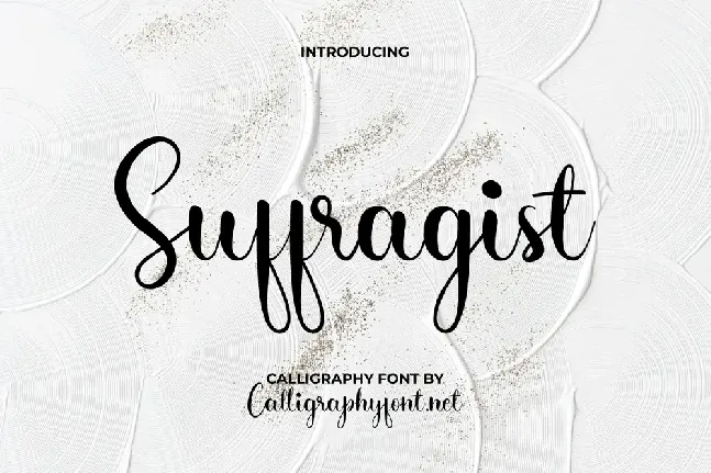 Suffragist font