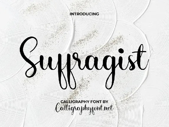 Suffragist font