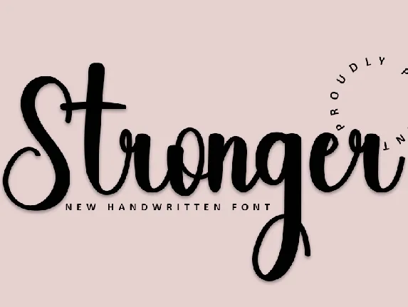 Stronger font