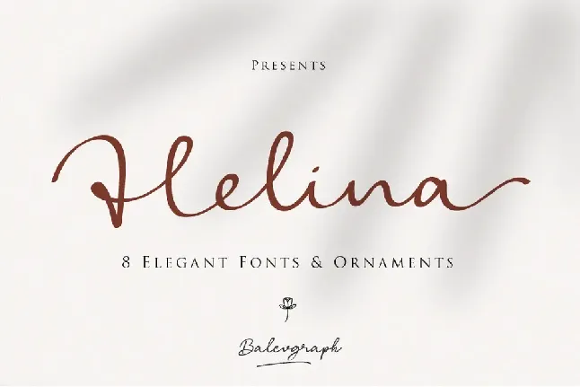 Helina Script Family font