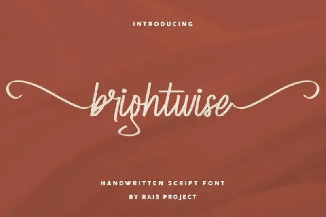 Brightwise Handwriting font