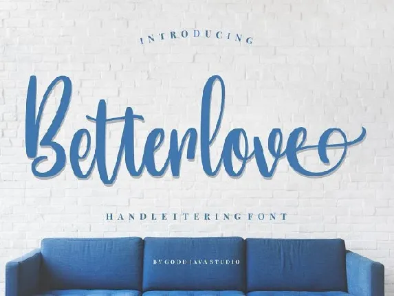 Betterlove Handlettering font