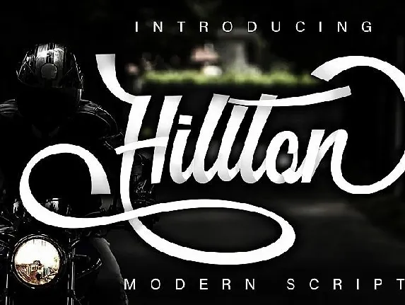 Hillton – Modern Script font