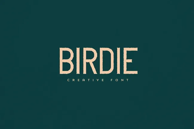 Birdie font