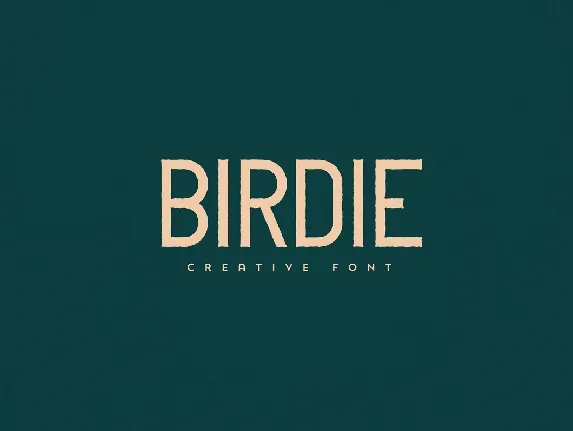 Birdie font