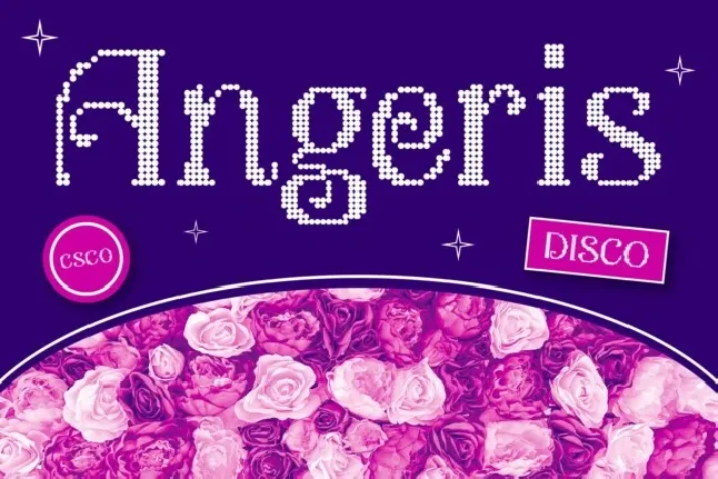 Angeris Disco font