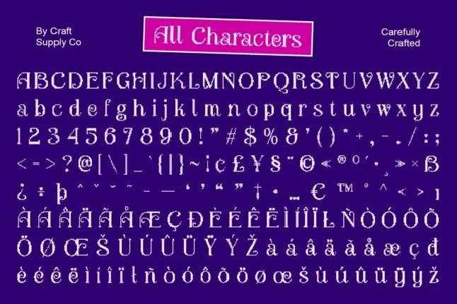 Angeris Disco font