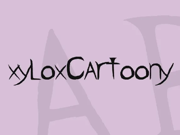 xyloxCartoony font